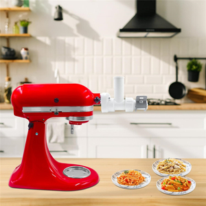 อุปกรณ์ทำพาสต้า KitchenAid แบบ 6 in 1 สำหรับเครื่องผสม<span class=keywords><strong>อาหาร</strong></span>แบบตั้งโต๊ะ <span class=keywords><strong>ทำ</strong></span>เส้นพาสต้าโฮมเมดสดๆ อุปกรณ์เสริมสำหรับ<span class=keywords><strong>ทำ</strong></span>สปาเก็ตตี้ - Product Image 4