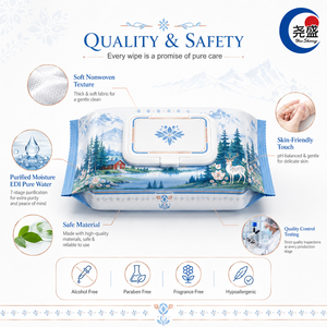 Lingettes pour bébés douces, épaisses et hypoallergéniques, non parfumées, <span class=keywords><strong>en</strong></span> coton pur de la région lacustre de Finlande, avec motif perlé, pour peaux sensibles - Product Image 5