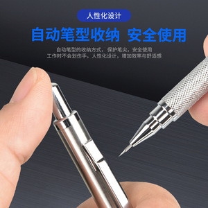 Steel Needle Marking Pen Replaceable Hard Alloy Tip Industrial Grade Woodworking Engraving Tool - Product Image 3