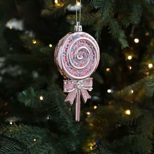 Hanging Christmas Candy <b>Ornaments</b> Hanging Glitter Candy Cane Decoration Christmas <b>Tree</b> <b>Ornaments</b> with Ropes for Xmas - Product Image 4