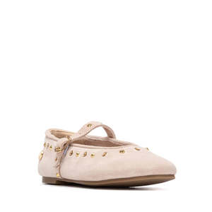 Xti Girls' Ballerinas Powder 33 <b>Flat</b> Mary Jane Style With Gold Studs - Product Image 2