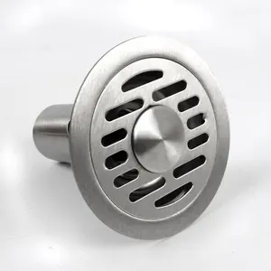 Factory Price Circular Shower Floor Drain Cover Round Stainless Steel Grating Floor Drains