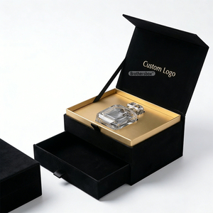 Caja de Embalaje Magnética de Cartón de Lujo Personalizada, Diseño Personalizado, Caja de Embalaje para Perfume con Cinta - Product Image 3