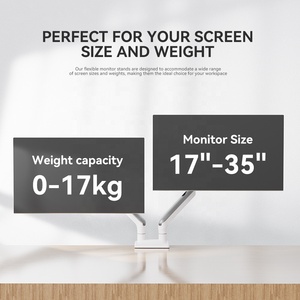 <span class=keywords><strong>Bras</strong></span> <span class=keywords><strong>articulé</strong></span> double innovant de 17 à 35 pouces <span class=keywords><strong>pour</strong></span> moniteur, support de moniteur à <span class=keywords><strong>bras</strong></span> ultra long en aluminium - Product Image 6