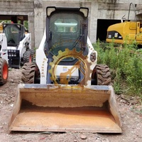 Chargeur d'occasion durable écologique pour le déneigement des zones résidentielles Chargeur à benne compacte Cat S770 d'occasion