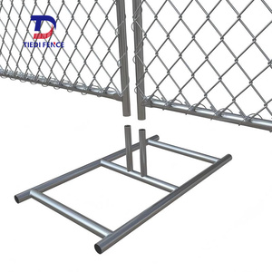 Clôture métallique <span class=keywords><strong>mobile</strong></span> galvanisée avec panneaux de base mobiles <span class=keywords><strong>pour</strong></span> le contrôle temporaire des foules et la sécurité des événements - Product Image 2