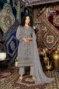 Elegante conjunto pakistaní Anarkali Salwar Kameez en tela de seda Georgette perfecto para funciones de boda y fiesta vestido étnico - Product Image 5