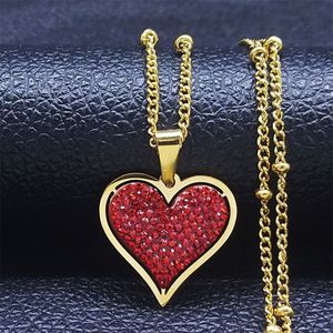 Gargantilla de corazón chapada en oro de moda, joyería de moda para mujer, colgante de medallón de colores - Product Image 6