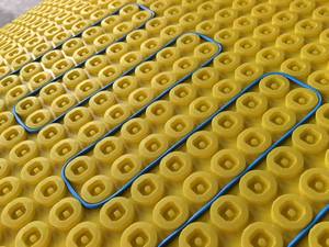 Membrane <span class=keywords><strong>de</strong></span> découplage haute performance avec câble chauffant-Prévention des fissures et <span class=keywords><strong>distribution</strong></span> <span class=keywords><strong>de</strong></span> la chaleur - Product Image 4