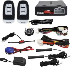 EASYGUARD EC010 PKE sistema de Alarme de carro com o Impulso de Partida Do Motor, Motor de Arranque Remoto keyless entrada