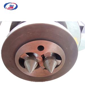 PVC Conical Twin Screw <strong>Extruder</strong> UPVC <strong>Plastic</strong> Extruding <strong>Machine</strong> - Product Image 3