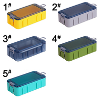 Boîte de rangement pour matériel de pêche au prix d'usine, boîte à appâts pratique pour leurres, hameçons et petits accessoires