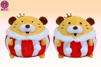 Grosir Mouse 8 inci Custom boneka hewan desain asli PP katun penghilang stres Super lembut mewah 'Animal Crossing'