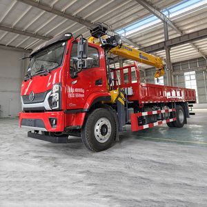 Camion-grue Shacman 4x2, 240 CV, 10 tonnes, flèche à 5 sections, véhicule de levage et de transport de matériaux de construction pour l'aménagement paysager municipal - Product Image 3