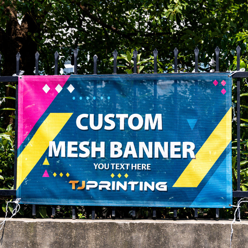 Bannière en maille PVC 12x12