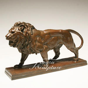 Décoration de façade de porte Taille personnalisée Bronze moulé 5mm d'épaisseur Bronze lion Statues - Product Image 5