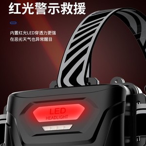 Faro LED de 5W recargable de 2400mAh con zoom para camping, pesca y trabajo - Product Image 4
