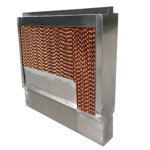 304 Edelstahl rahmen 15cm Breite 100*100cm Geflügelfarm Belüftung Verdunstung wasser kühl kissen Nass vorhang mit Pumpe - Product Image 1