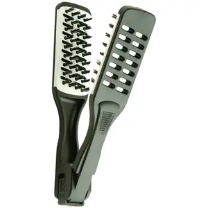 Professional V Type Hair Straighten Comb Plastic V Shape Straightener Comb Brush
