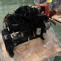 Ensemble moteur diesel refroidi par eau DCEC Cummins 6BTA5.9-C 6BTAA5.9 avec pompe - Authentique 170HP 5.9L pour équipement de construction