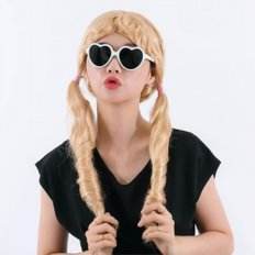 Peluca rizada larga Rubia de alta calidad Estilo de diadema de onda suelta natural para peinado de fiesta - Product Image 1