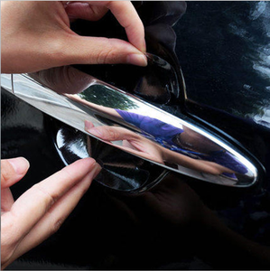 4 piezas de película protectora transparente de TPU para manijas de puertas de coche, pegatinas antiarañazos con 2 años de garantía y pegamento removible - Paquete en caja de regalo - Product Image 6