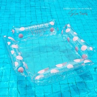 Flotteurs gonflables pour piscine, chaise flottante pour piscine avec siège en maille rafraîchissante, radeau flottant portable pour piscine