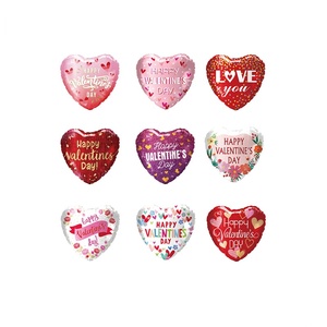 Vente Flash Transfrontalière : Ballon en Aluminium en Forme de Cœur de 9 Pouces pour Décorations de Mariage, Fête, Saint-Valentin et Déclarations d'Amour - Product Image 1