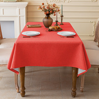Nappe en faux lin tissu nappe neutre Nature fausse toile de jute couverture de Table de cuisine pour salle à manger, fête, ferme