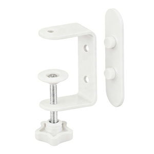 Chất Lượng Cao Tùy Chỉnh Kẹp C Hình Kim Loại Bàn Kẹp Cho Pet Acoustic Bảng Văn Phòng Bàn Divider Phụ Kiện - Product Image 3