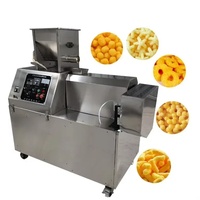 Nouvelle machine extrudeuse de snacks à base de maïs soufflé / Extrudeuse miniature en acier inoxydable pour snacks à base de maïs et de riz soufflé 110V-220V Capacité 50 kg/h
