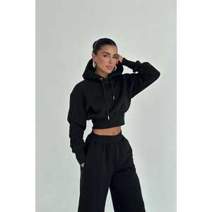 Conjunto Deportivo de 2 Piezas para Niños, con Capucha y Bufanda de Nailon Negro, Cómodo y Transpirable, para Correr, Personalizado con Logotipo Impreso, Talla XL, para Invierno - Product Image 2