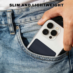 Nuevo Diseño, Logotipo Personalizado, <span class=keywords><strong>Cartera</strong></span> Delgada y Minimalista para Teléfono, Adhesiva Magnética, con Solapa para Tarjetas - Product Image 3