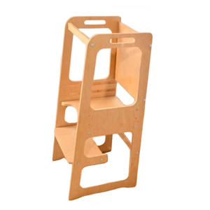 Torre de aprendizaje Montessori para niños pequeños, torre de madera ajustable para que los niños se aprendan a ponerse de pie. - Product Image 1