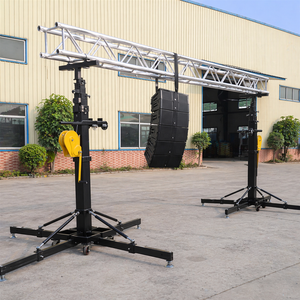 Customized Portable Heavy Duty Crank Stand Lifting Tower 6 M ,7 M ,Adjustable Height , for Hanging <b>LED</b> <b>Speakers</b>,Lights - Product Image 2