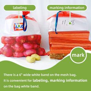 Bolsas Transpirables para Leña y Sacos para Cebollas con Diseño Personalizable para Almacenamiento Agrícola de Patatas y Verduras - Product Image 4