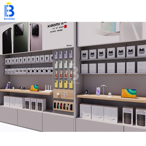 Thiết kế nội thất cửa hàng điện thoại di động, quầy trưng bày, tủ trưng bày tường, phụ kiện điện thoại di động tùy chỉnh - Product Image 5