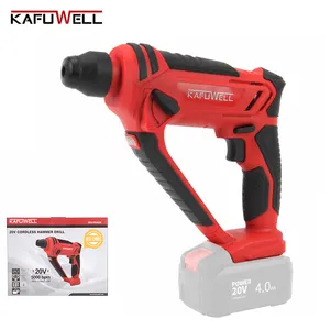 PA4224 20v Lithium Battery 900w Brush Motor Electric Hammer Drill Perforator Rechargeable Cordless Rotary Hammer Impact Drill