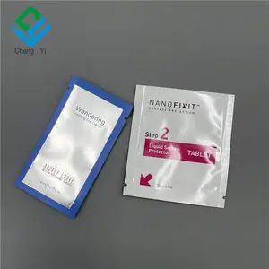 Kemasan Sachet sampel kosmetik kustom 1.5g 2g 3ml 5ml 10ml sampo Sachet sampel perawatan kulit kantong kecil aluminium Foil