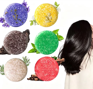 <span class=keywords><strong>Shampooing</strong></span> solide nourrissant pour cheveux à l'extrait de plantes, best-seller TikTok, soin capillaire unisexe, savon artisanal en emballage aluminium - Product Image 1