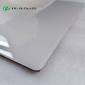 3mm 4mm Clear Tempered Glass Paint Palette for Acrylic & Oil Painting Low-Iron and Metal Backing for <b>Magnet</b> Use - Product Image 1