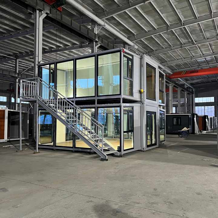Ready Made Minimalist Steel Container Home 20Ft 40Ft Portable Folding ...