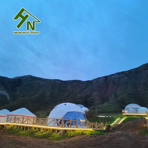 Tentes igloo de luxe personnalisées tente dôme du désert <span class=keywords><strong>maison</strong></span> géodésique préfabriquée de plein air pour les activités de loisirs - Product Image 3