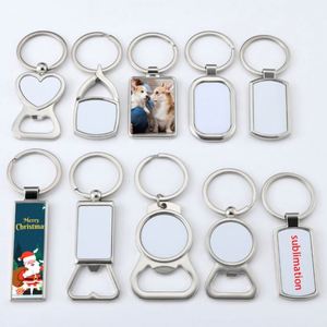 Llaveros de Metal para Sublimación, Abrebotellas, Regalos Promocionales al por Mayor, para Festivales, DIY, Souvenirs - Product Image 1