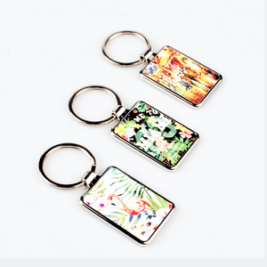 Qualisub Móc Khóa Trống Móc Khóa Kim Loại Thăng Hoa Trống Hình Chữ Nhật Để In Tùy Chỉnh - Product Image 4