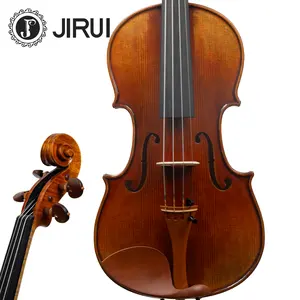 มืออาชีพคุณภาพสูง 15.5" 4/4 Viola ชุดสายแฮนด์เมดไวโอลิน Alto เครื่องดนตรีด้วยสปรูซเมเปิลวัสดุสไตล์โบราณ