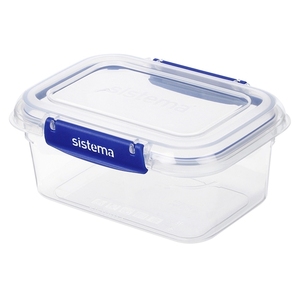 Sistema Klip It Plus Recipiente Rectangular de 1 Litro Antiderrames para Almacenamiento de Alimentos - Product Image 1