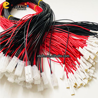 Câble de connexion 2P d'alimentation 24V personnalisé, divers 2.8mm. 4.8mm. Câbles de bouton d'arcade d'interface de 6.2mm, câblage de console de jeu