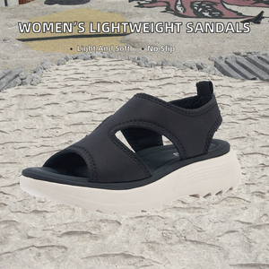 Women's High Quality Thick-Soled Lightweight Breathable Soft Wedge Sports Beach <b>Sandals</b> Non-Slip Comfortable Casual Arch Support - Product Image 2