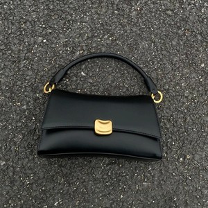 <strong>Black</strong> PU Leather Waterproof Crossbody <strong>Bag</strong> <strong>Women</strong> Niche Trendy Magnetic Clasp Winter Underarm Shoulder <strong>Bag</strong> - Product Image 6